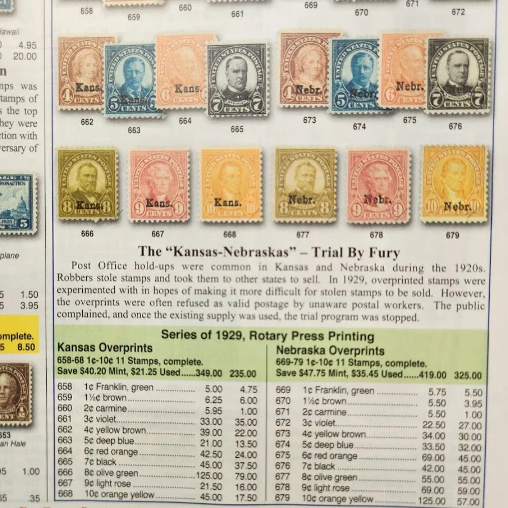 Mystic's U.S. Stamp Catalog Stamp Collectors Philately Philatelist Book United S